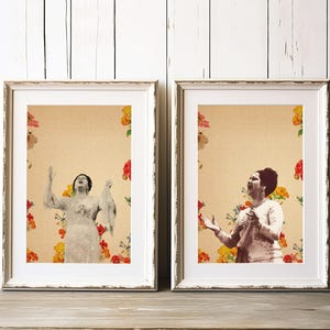 2 oum Kalthoum poster, oum Kalthoum picture, picture oum Kalthoum, vintage Arabic, Arabic poster, Arabic vintage, Arabic picture