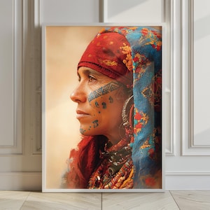 Amazigh poster, amazigh woman portrait, amazigh, amazigh pictures, amazigh picture, morocco poster, morocco pictures