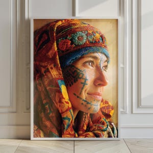 Amazigh poster, amazigh woman portrait, amazigh, amazigh pictures, amazigh picture, morocco poster, morocco pictures