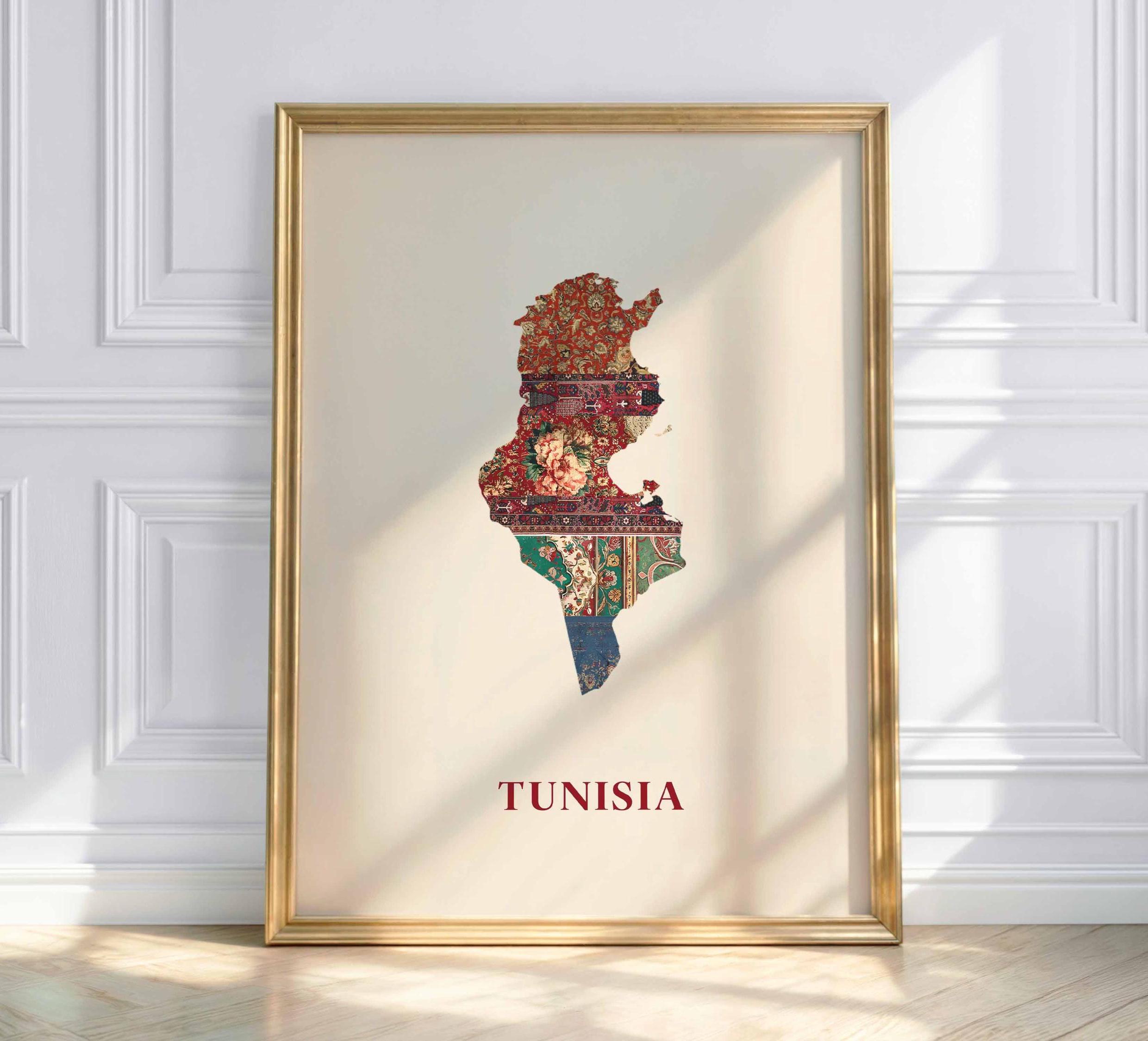 Map : Tunis, Tunisia 1953, Plan touristique de Tunis , Antique Vintage – Historic Pictoric Map : Tunis, Tunisia 1953, Plan touristique de Tunis , Antique Vintage – Historic Pictoric