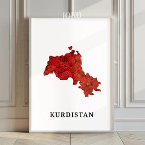 Kurdistan map, Kurdistan map prints, Kurdistan pictures, Kurdistan art, Kurdistan art prints