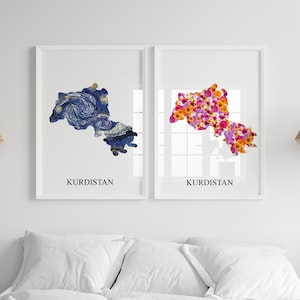 Kurdistan map, Kurdistan map prints, Kurdistan pictures, Kurdistan art, Kurdistan art prints