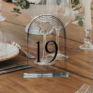 White Table Numbers Wedding, Table Numbers Wedding, Wedding Table Numbers Acrylic, Frosted Acrylic Table Numbers, Wedding Reception Decor