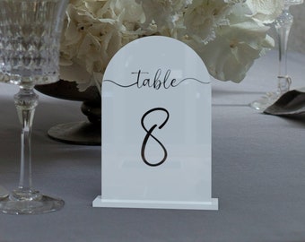Frosted Acrylic Table Numbers, Table Numbers Wedding, Wedding Table Numbers Acrylic, Frosted Acrylic Table Numbers, Wedding Reception Decor