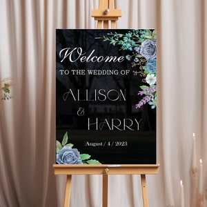 Willkommensschild Hochzeit, Event Acrylschild, Schwarzes Acrylhochzeit Willkommensschild, Hochzeit Willkommensschild, Willkommensschild für Hochzeit
