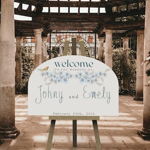 Wedding Entrance Sign, Acrhed White Acrylic, Acrylic Wedding Sign, Wedding Welcome Sign, Acrylic Wedding Sign, Personalized Wedding Sign