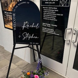 Hochzeit Eingangsschild, Willkommensschild Hochzeit, Bogen Hochzeitsdeko, Personalisiertes Willkommen zu unserem Hochzeitsschild, Hochzeitsschild Hochzeit, Hochzeitsschild