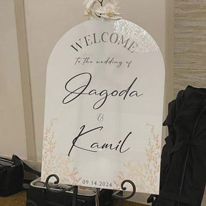 Hochzeit Eingangsschild, Willkommensschild Hochzeit, Bogen Hochzeitsdeko, Personalisiertes Willkommen zu unserem Hochzeitsschild, Hochzeitsschild Hochzeit, Hochzeitsschild