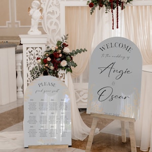 Sitzplan Hochzeit, Sitzplan Hochzeit, Tischplan Sitzplan, Sitzplan Sitzplan, Nummern Sitzplan, Hochzeitsgast Namensschild Acryl