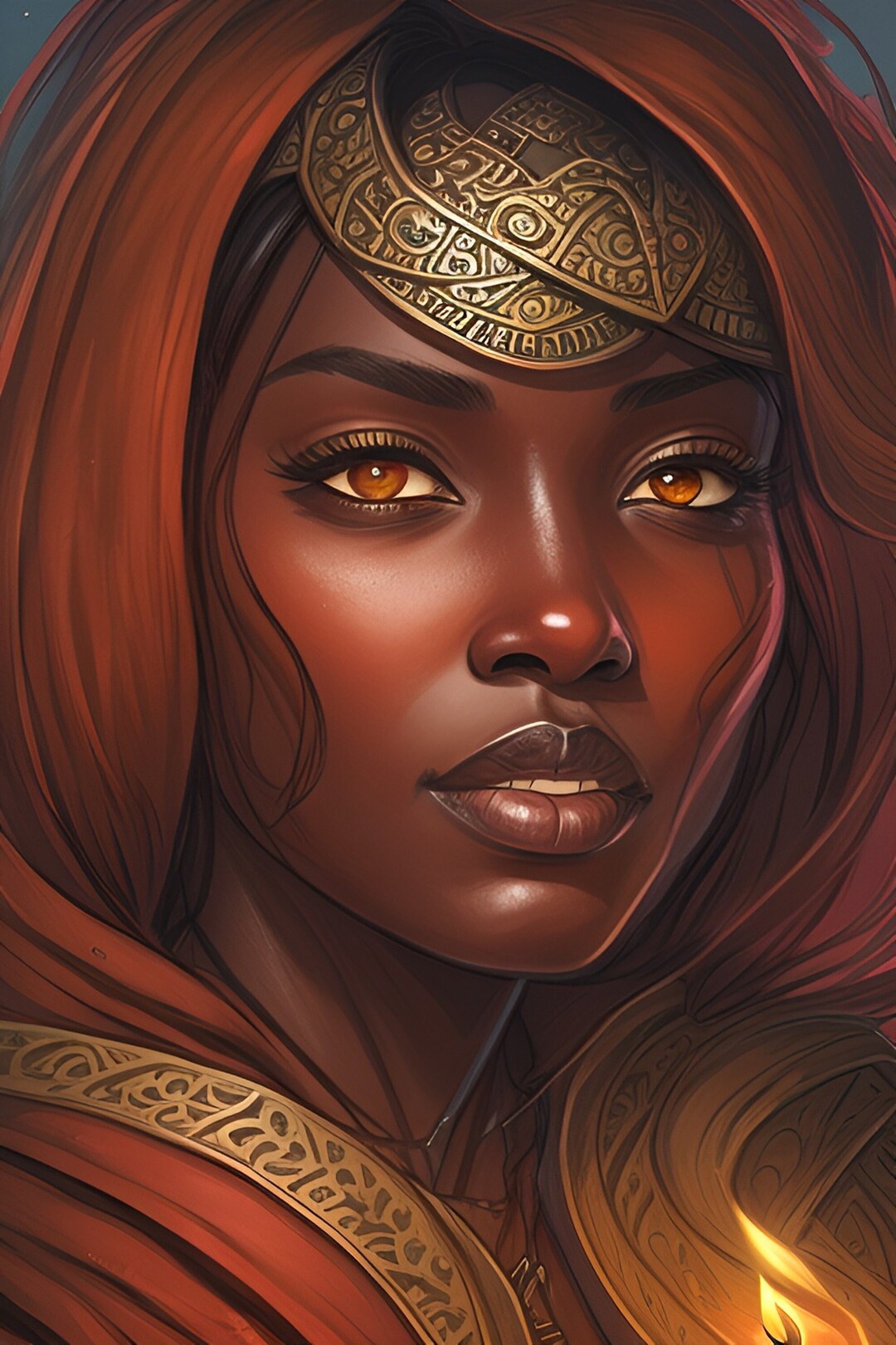 Digital Portrait Art / Digital File for Instant Download / Printable