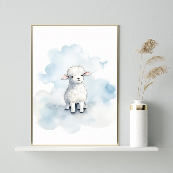 Lamb Nursery Decor Etsy