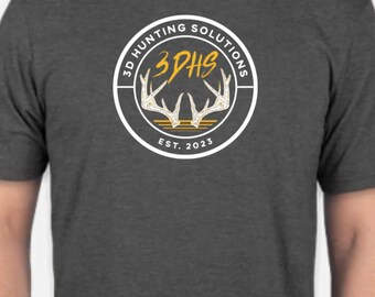 3DHS Antler Script T-Shirt