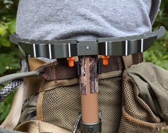 1" Round Stick Caddy for Saddle Hunting - Tethrd One, Latitude Synergy, Arsenal Carbonlite, TreeStyx