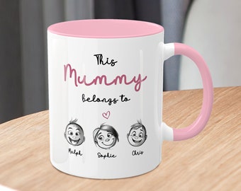 Funny Personalised Mummy Mug, This Mummy belongs to, mother's day gift, mug for mom, mama gift mug, birthday gift for mom, gift to mummy