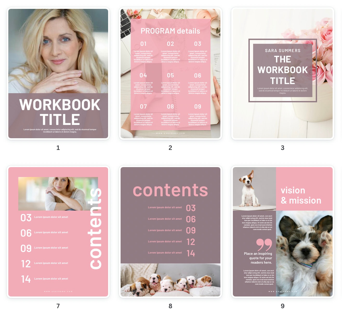 Editable Canva Workbook Journal Template Commercial Use Workbook Lead ...