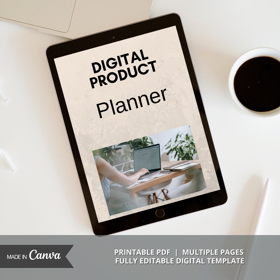 Digital Product Creation Planner - Printable & Digital. Business ...