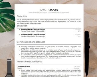 Premium Resume Templates: Your Pathway to Career Advancement and Success(Customizable, Digital Download).