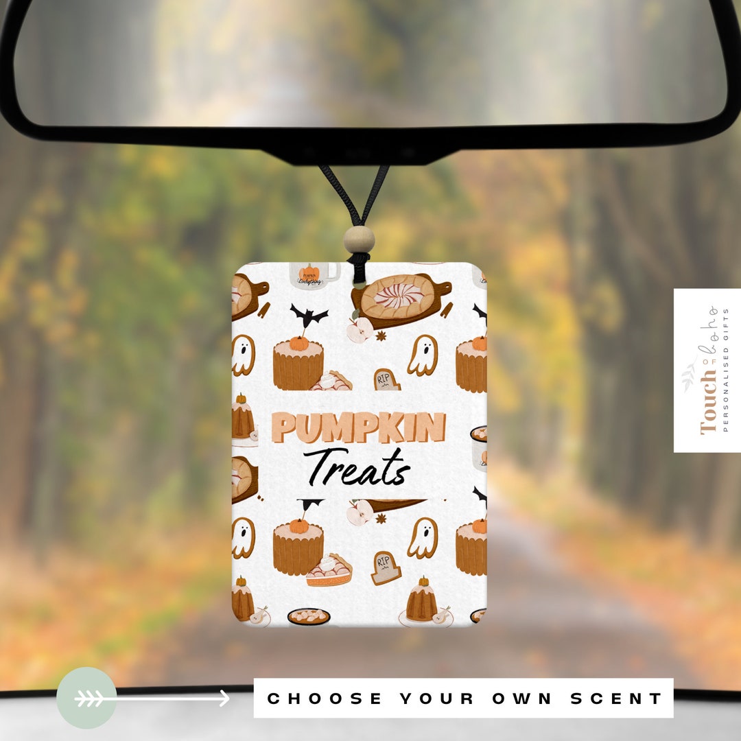 Autumn Pumpkin Treats Air Freshener Car Air Freshener Autumn Etsy