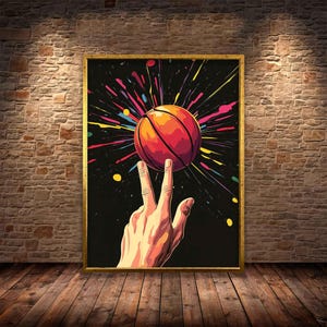 Funny basketball canvas  ,Basketball Poster, Basketball Prints, Basketball Gifts, Basketball Poster, Basketball Fan Gift