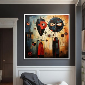 Personajes de dibujos animados, animación, arte mural de dibujos animados, lienzo de dibujos animados, ideas de decoración artística moderna para su hogar y oficina, con diferentes opciones de marcos