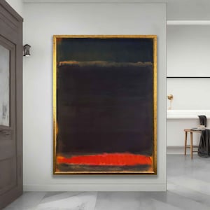 Mark Rothko mix Canvas , Art Reproduction, Rothko Reproduction, Abstract Canvas Wall Art, Modern Minimal Art, mark painting
