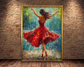 open lace back dress Flamenco Dancing Woman Poster Red Dress Dancer Canvas Wall Art Flamenco  Dance Prints Vintage Painting Home Wall Decor Picture 40 x 60 cm No Frame :  Amazon.de: Home & Kitchen