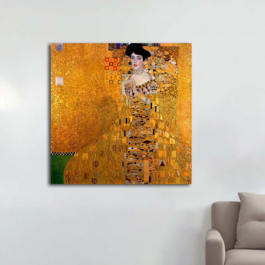 Gustav Klimt the Woman in Gold Poster, Adele Bloch-bauer Poster, Gustav ...