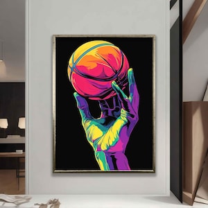 Basketball Poster, Basketball Prints, Basketball Gifts, Basketball Poster, Basketball Fan Gift