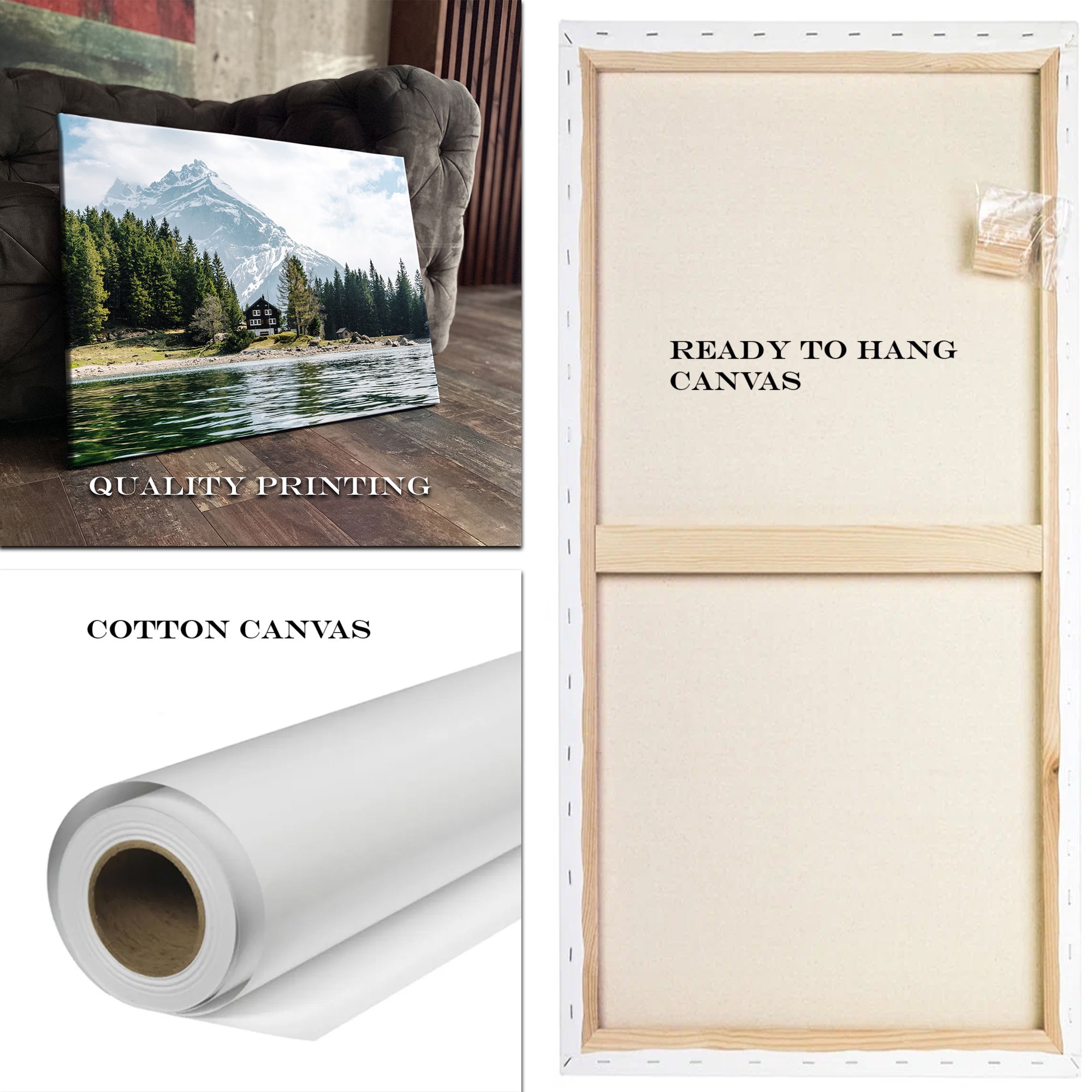 マーク ロスコ グリーンとブルー、イエロー 3 点セット キャンバス