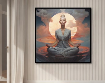 Buddha,Yoga,Faith Art