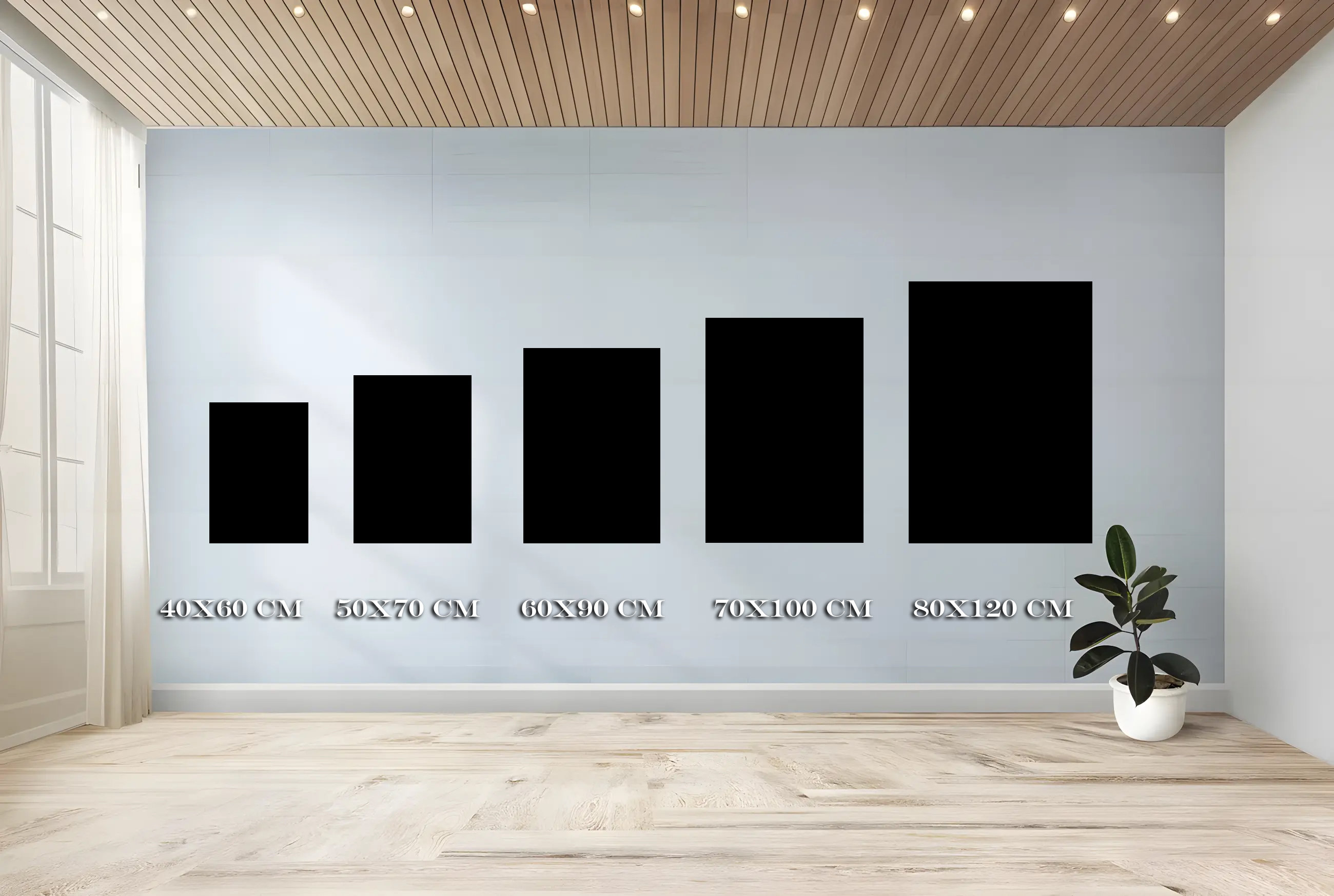 マーク ロスコ グリーンとブルー、イエロー 3 点セット キャンバス