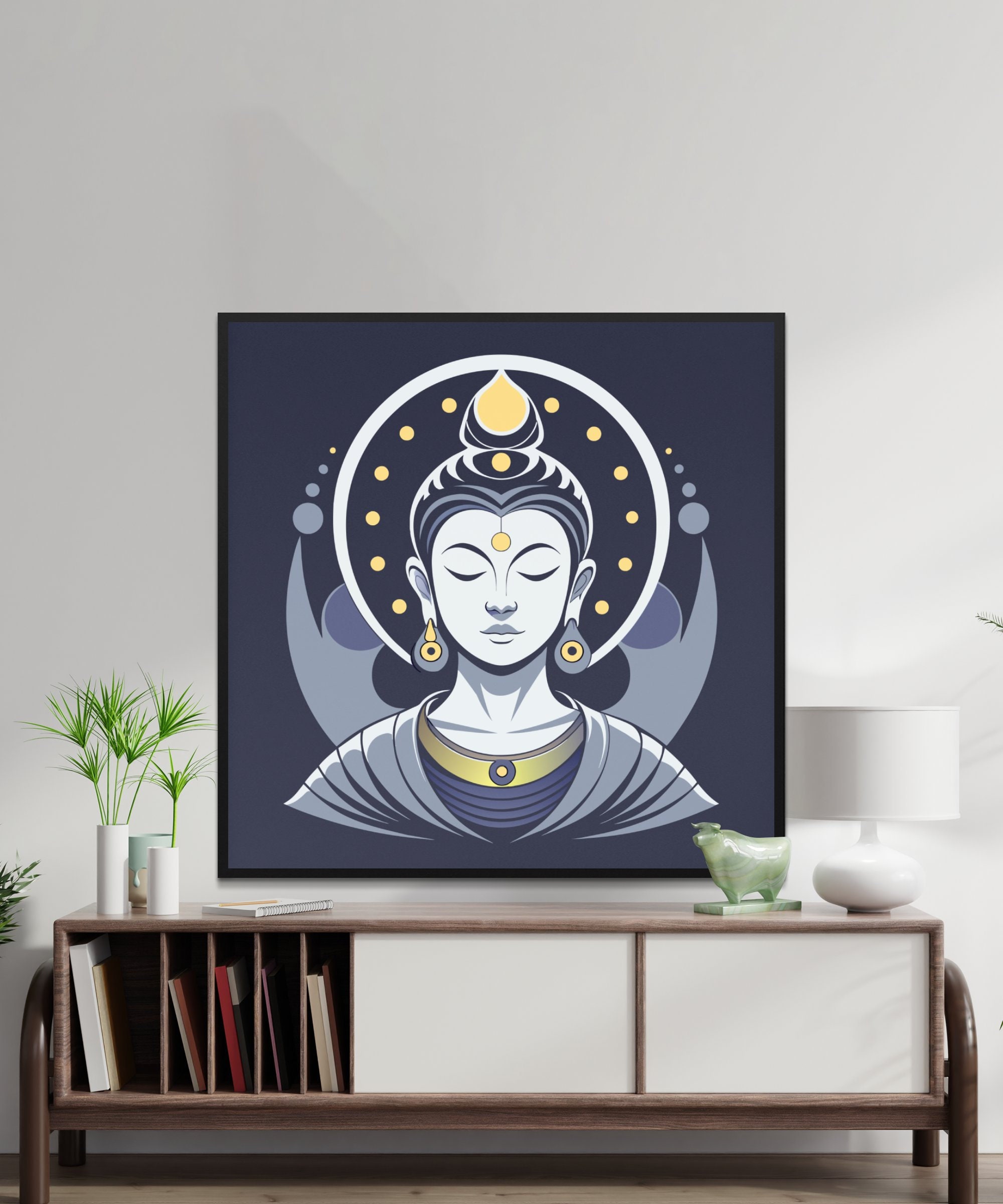 Buddha Wall Art for Buddhist, Meditation Poster, Yoga Art Print ...