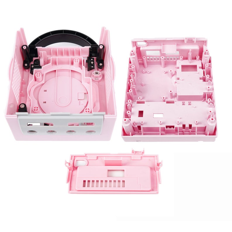 NEW!** Uk's First Pink Replacement Shell Case for Gamecube - Enhance ...