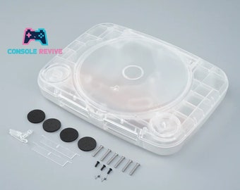Crystal Clear Transparent Replacement Shell Case for PSOne Console - Enhance Your Console's Look!