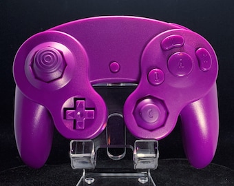 Solid Purple GameCube Controller Shell - GameCube Gamepad Case - Retro Gaming Nostalgia