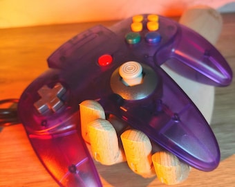 Transparent N64 Controller - N64 Gamepad Complete Pad - Retro Gaming Nostalgia