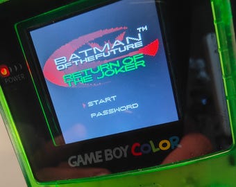 Custom Nintendo Gameboy Color Shell with IPS screen update