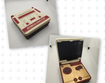 Custom Game Boy Advance SP | V5 IPS Screen | Extended Battery + Charger Included | Multiple Colours & Designs