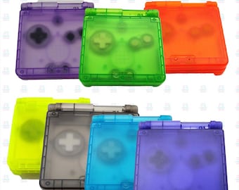 Gameboy advance SP replacement shell - IPS Ready - Multiple Colours - Housing Kit for Console Restoration