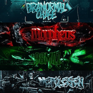 Custom 3D YouTube Banner and Logo | Stream Overlay | Twitter | Twitch Banner| Discord | Profile Picture