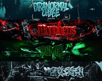 3D YouTube Banner | Personalized Header Graphics | Profile Picture | Twitch Kick Discord