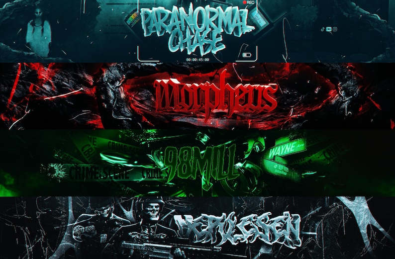 Custom 3D YouTube Banner and Logo | Stream Overlay | Twitter | Twitch Banner| Discord | Profile Picture