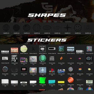 Cover Art Graphics Pack | 1000+ Assets | Song Cover Template | Canva | Photoshop | Song Cover Elements | Fonts | Design