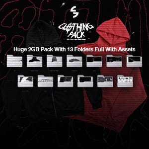 Streetwear Design Graphics Pack: 1000+ PNG Assets | Vector Mockups for Clothing Brand and Fashion Design
