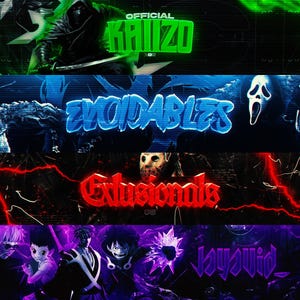 I&#39;ll Design 3D Gaming Banner and Logo  | Custom Twitch Banner | Banner Logo | Twitter Banner | Apex Legends Banner | Personal Logo| Kick