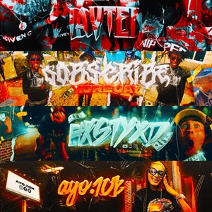 Custom 3D Streamer Banner & Logo Design: Vlog, Twitch, YouTube