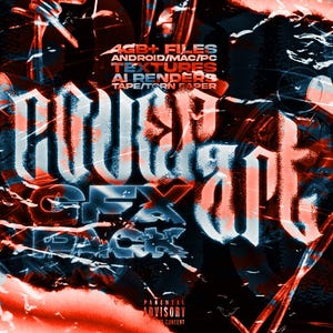 Omslagsgrafikpaket - Texturer, logotyper och typsnitt för Canva och Photoshop