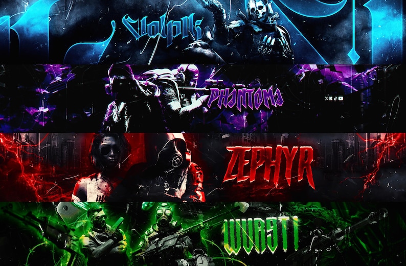 Custom 3D YouTube Banner and Logo | Stream Overlay | Twitter | Twitch Banner| Discord | Profile Picture