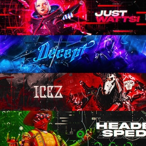 Custom Apex Legends 3D Banner & Logo Design: YouTube, Twitch, Twitter