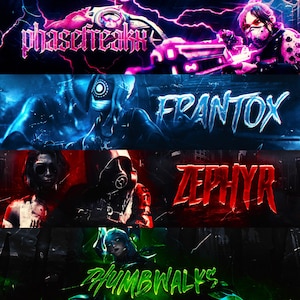 Custom 3D YouTube Banner and Logo | Stream Overlay | Twitter | Twitch Banner| Discord | Profile Picture